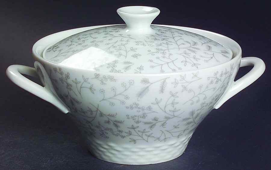 Gray Fern Sugar Bowl & Lid by Rosenthal - Continental-1