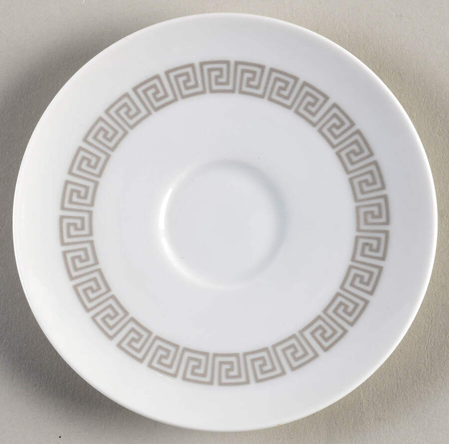 Greek Key Saucer for Demitasse Cup by Rosenthal - Continental-1