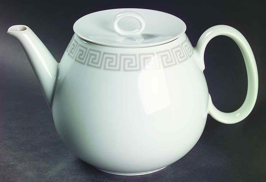 Greek Key Teapot & Lid by Rosenthal - Continental-1