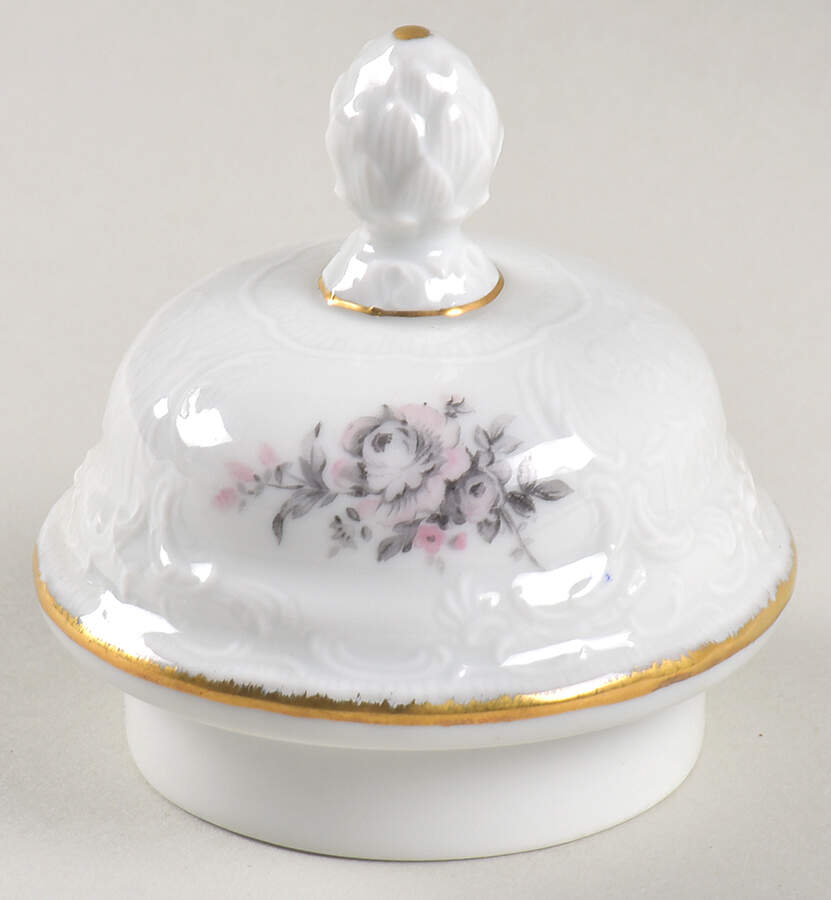 Grey Rose Lid for Small Teapot by Rosenthal - Continental-1