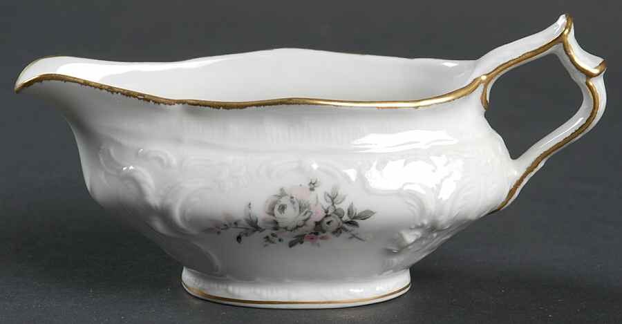 Grey Rose Individual Gravy Boat by Rosenthal - Continental-1