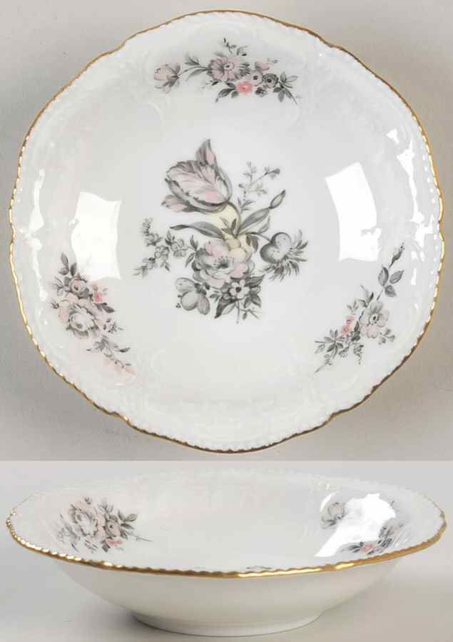 Grey Rose Fruit/Dessert (Sauce) Bowl by Rosenthal - Continental-1