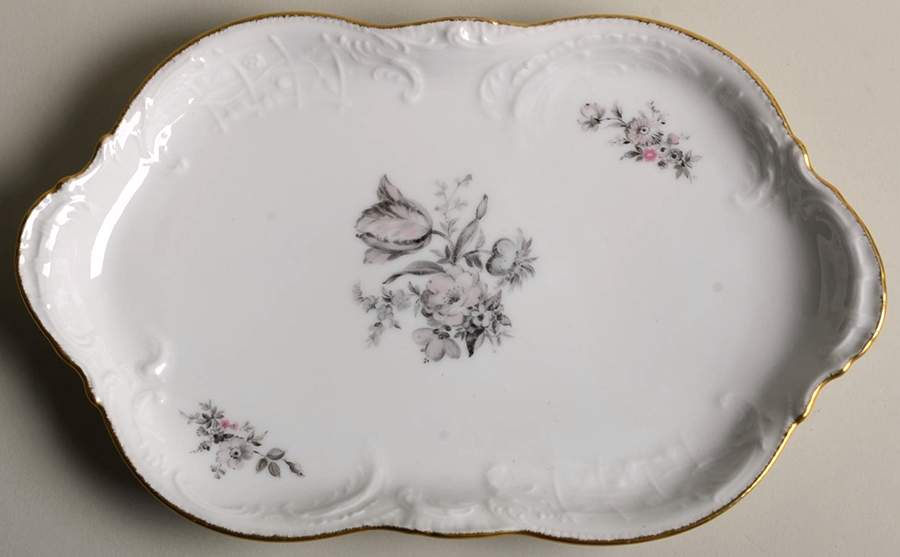 Grey Rose Pickle Dish by Rosenthal - Continental-1