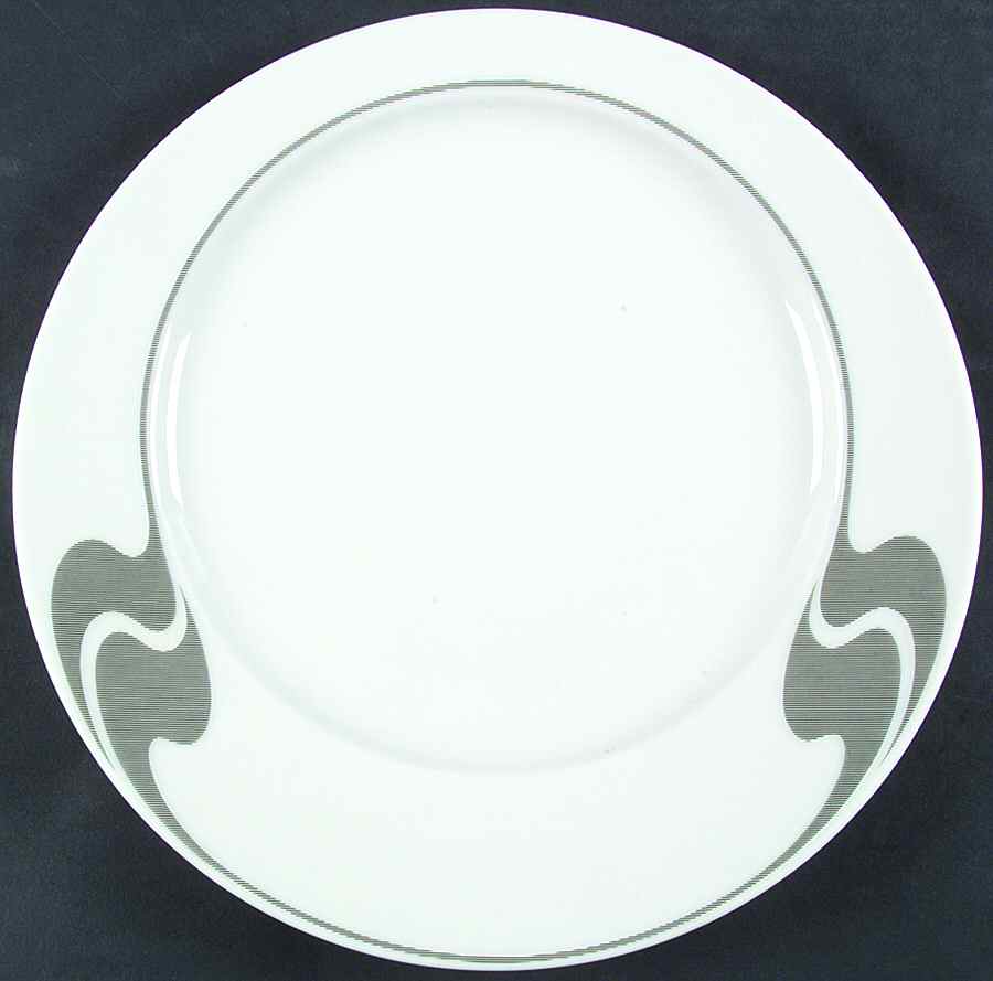 Grey Structure Dinner Plate by Rosenthal - Continental-1