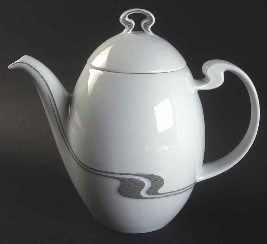 Grey Structure Coffee Pot & Lid by Rosenthal - Continental-1