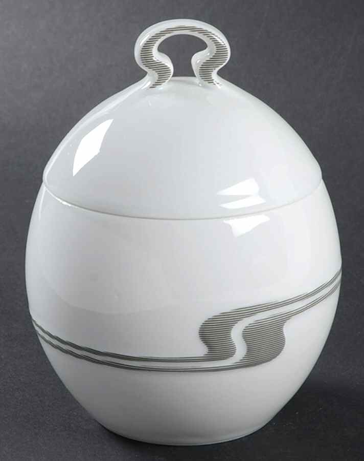 Grey Structure Sugar Bowl & Lid by Rosenthal - Continental-1