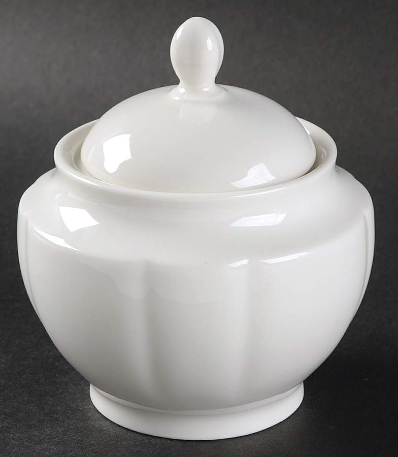 Grace White Sugar Bowl & Lid by Rosenthal - Continental-1