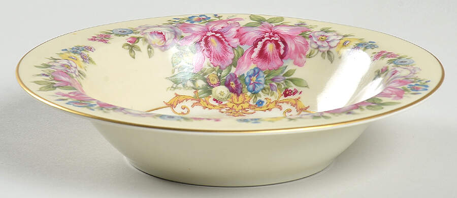 Gwendolyn (Yellow or Yellow & Red Scrolls) Rim Cereal Bowl by Rosenthal - Continental-1