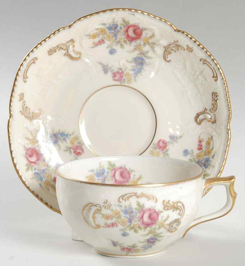 Heirloom Flat Demitasse Cup & Saucer Set by Rosenthal - Continental-1