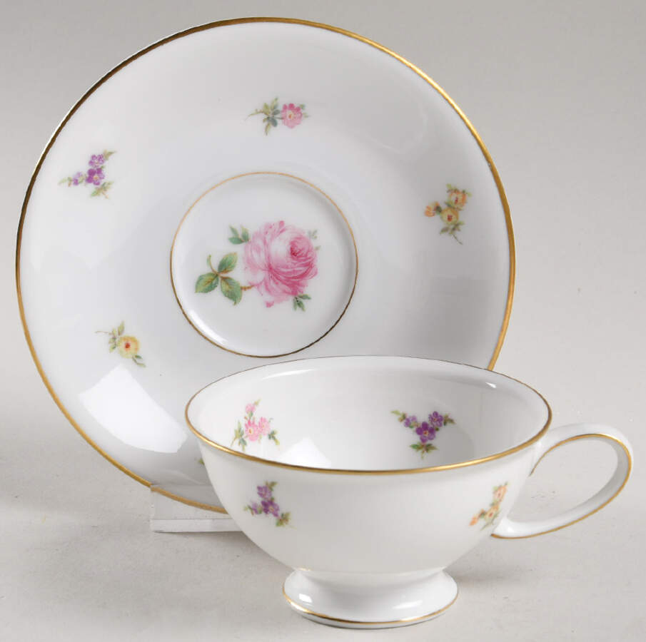 Hillside Footed Demitasse Cup & Saucer Set by Rosenthal - Continental-1