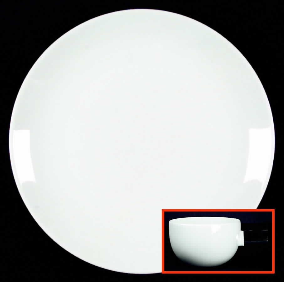 Hommage White Flat Cup by Rosenthal - Continental-1