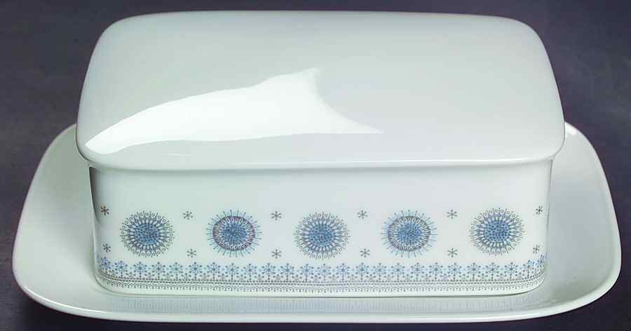 Ice Blossom Rectangular Covered Butter by Rosenthal - Continental-1