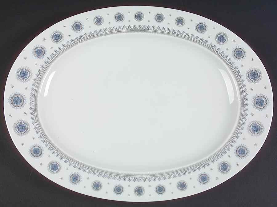 Ice Blossom 15" Oval Serving Platter by Rosenthal - Continental-1