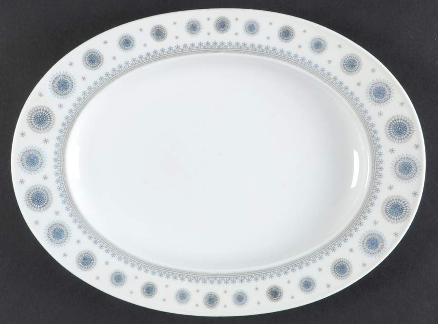 Ice Blossom 11" Oval Serving Platter by Rosenthal - Continental-1