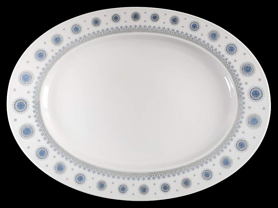 Ice Blossom 12" Oval Serving Platter by Rosenthal - Continental-1