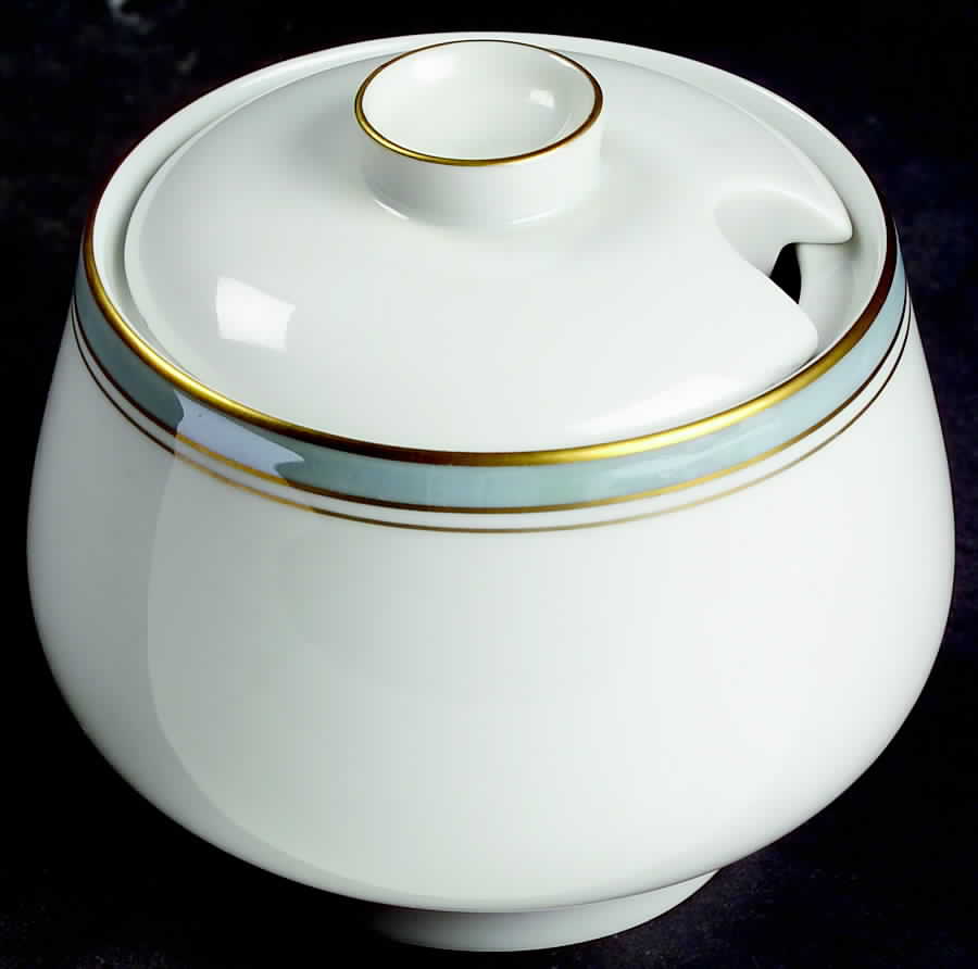 Ice Blue Jam/Jelly & Lid by Rosenthal - Continental-1