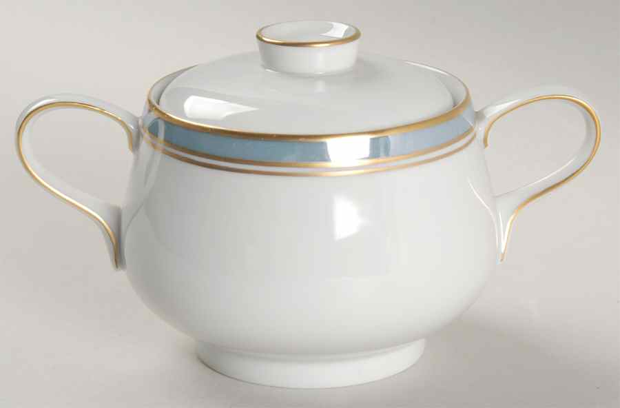Ice Blue Sugar Bowl & Lid by Rosenthal - Continental-1