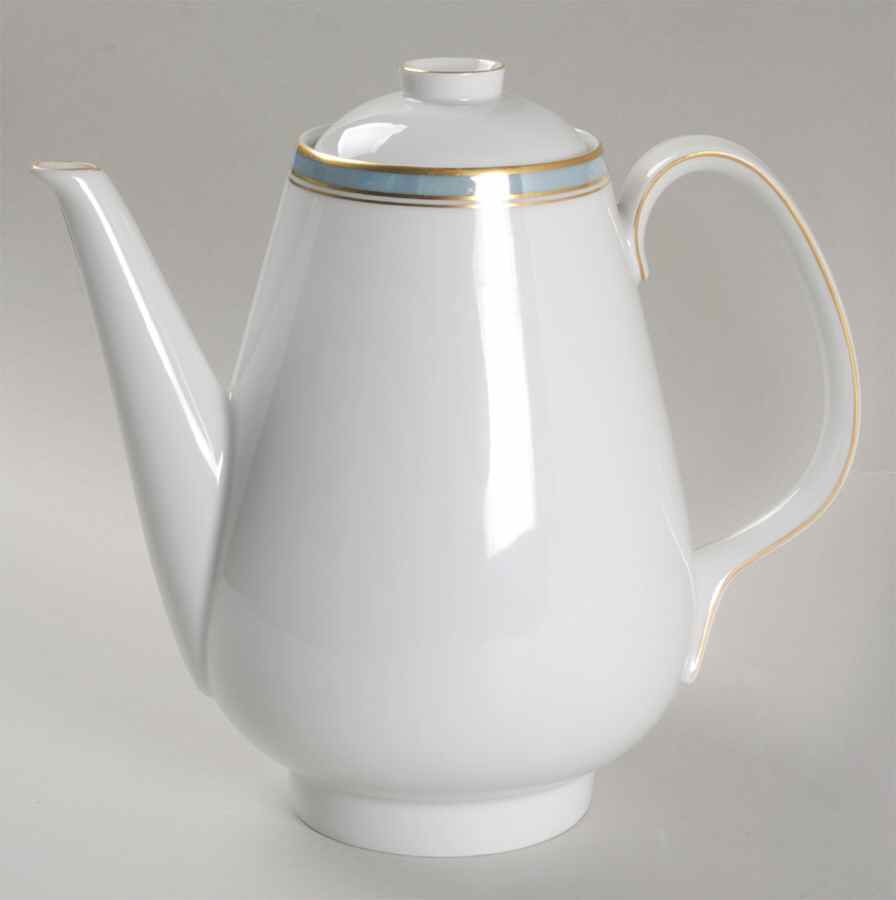 Ice Blue Coffee Pot & Lid by Rosenthal - Continental-1