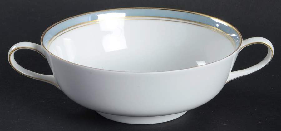 Ice Blue Footed Cream Soup Bowl by Rosenthal - Continental-1