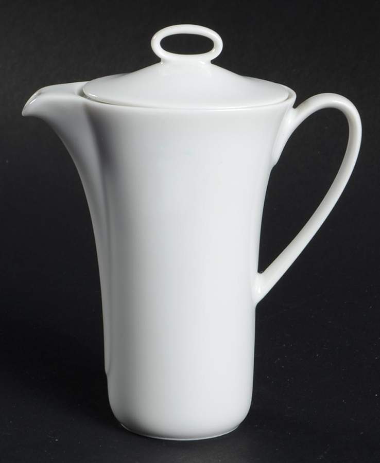 Idillio White Toy Coffee Pot and Lid by Rosenthal - Continental-1