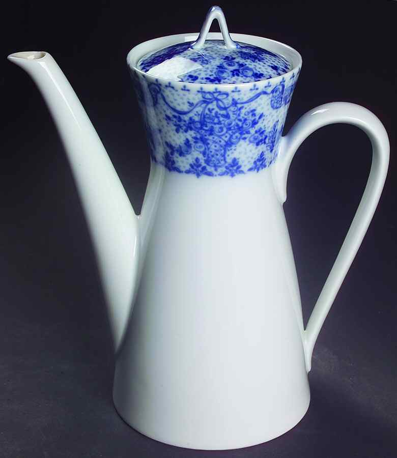 Idyll Cobalt Blue Coffee Pot & Lid by Rosenthal - Continental-1
