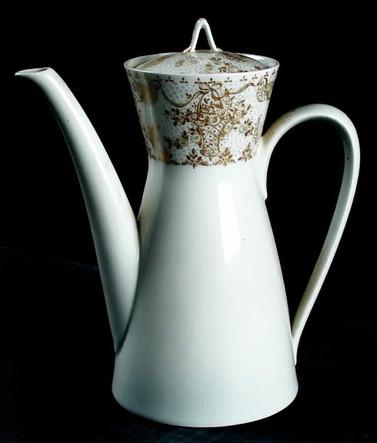 Idyll Gold Coffee Pot & Lid by Rosenthal - Continental-1