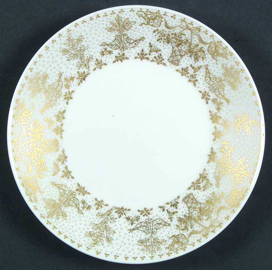 Idyll Gold Dessert/Pie Plate by Rosenthal - Continental-1