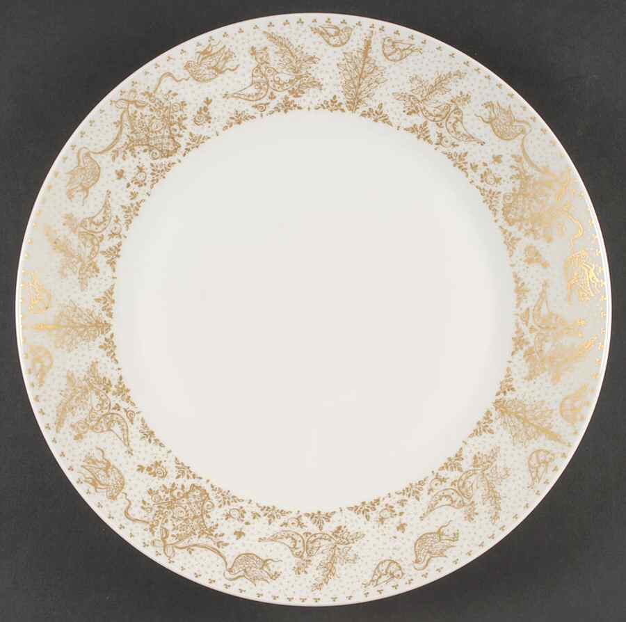 Idyll Gold 13" Chop Plate (Round Platter) by Rosenthal - Continental-1