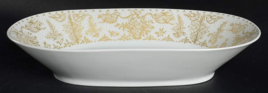 Idyll Gold 11" Oval Vegetable Bowl by Rosenthal - Continental-1