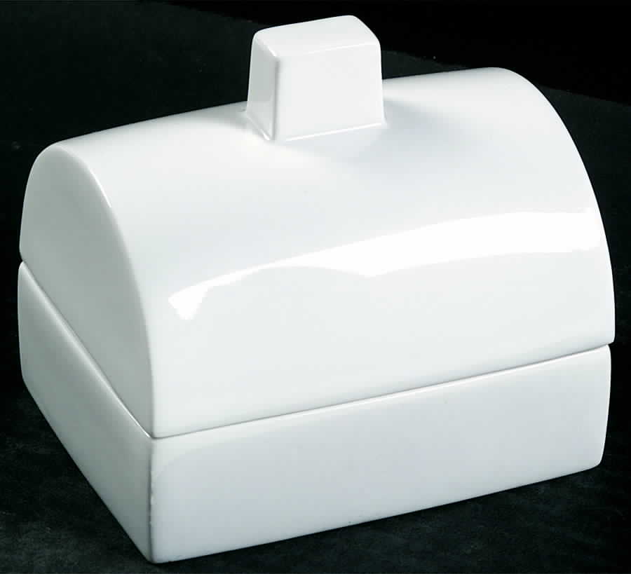 Il Faro White 1/4 Lb Covered Butter by Rosenthal - Continental-1