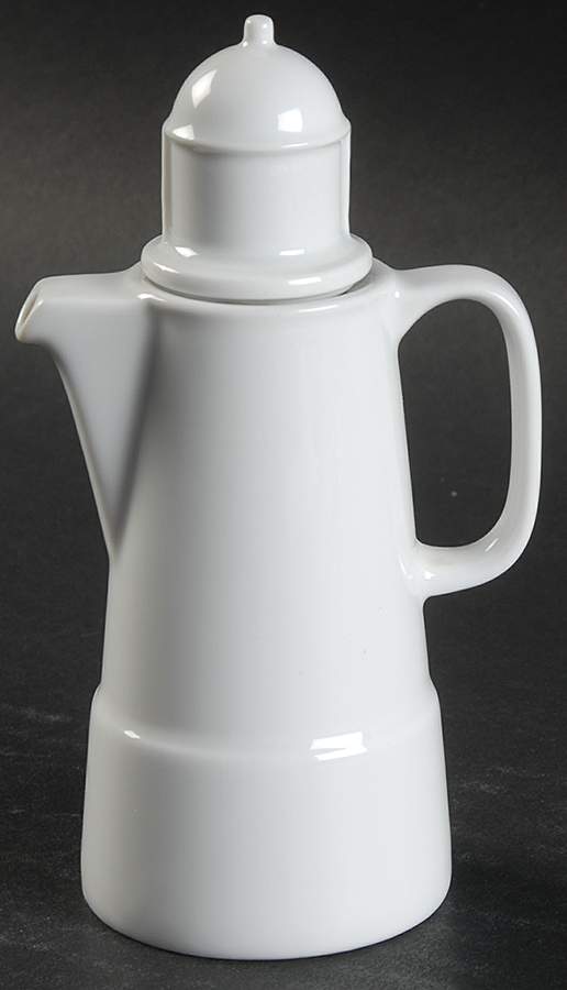 Il Faro White Toy Coffee Pot and Lid by Rosenthal - Continental-1