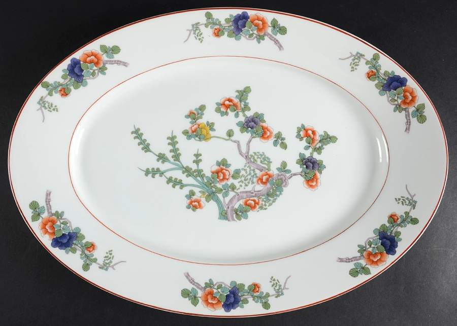 Indian Tree 16" Oval Serving Platter by Rosenthal - Continental-1