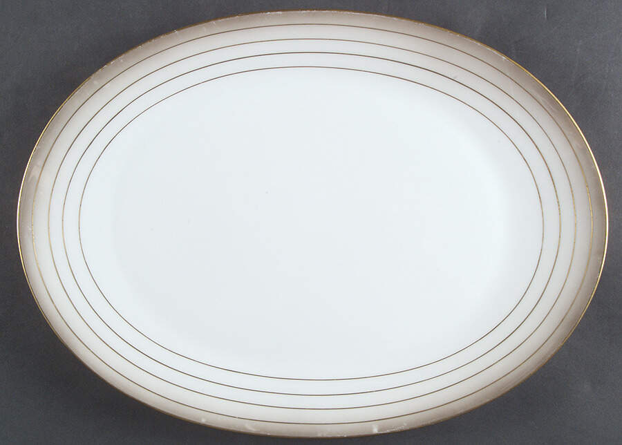 Iris (Classic Modern) 13" Oval Serving Platter by Rosenthal - Continental-1