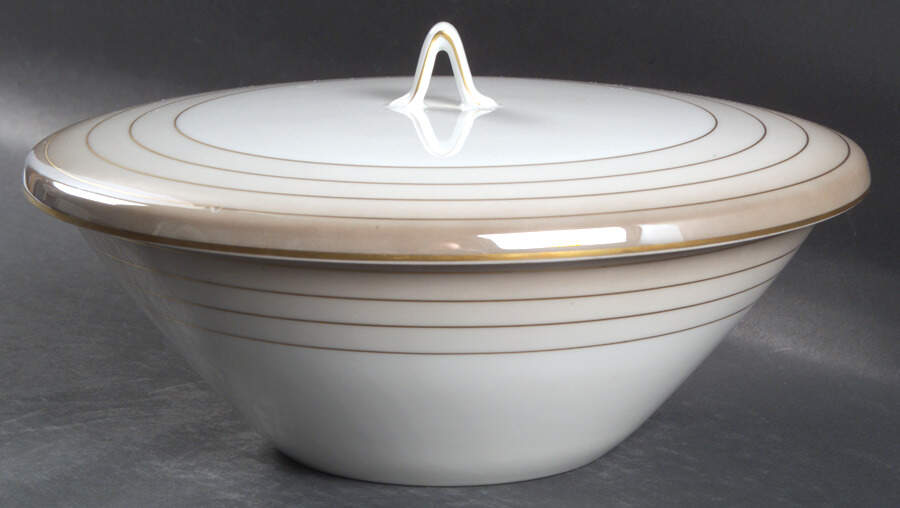 Iris (Classic Modern) Round Covered Vegetable-Uses RV7 As Base by Rosenthal - Continental-1