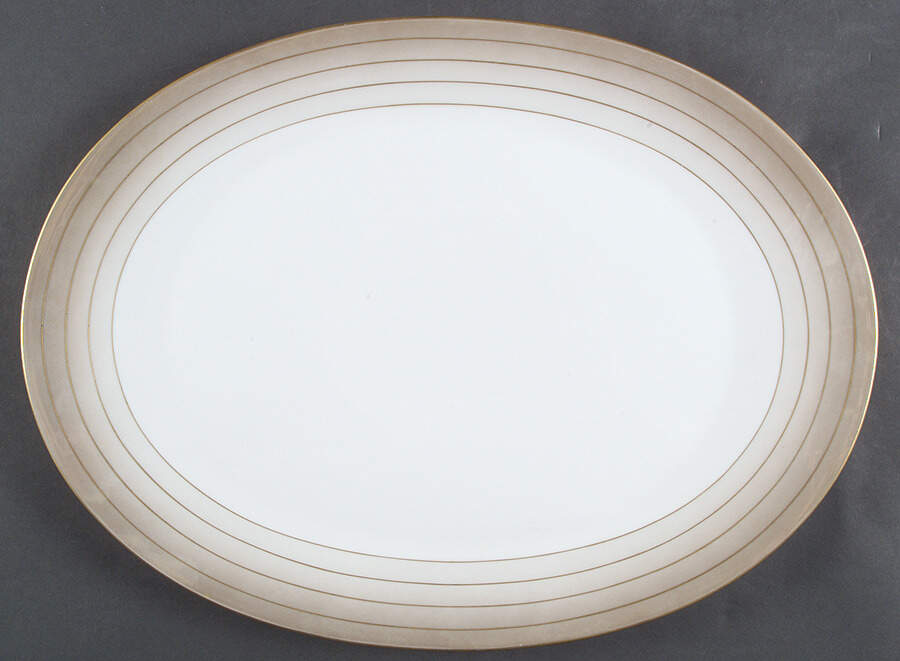 Iris (Classic Modern) 15" Oval Serving Platter by Rosenthal - Continental-1