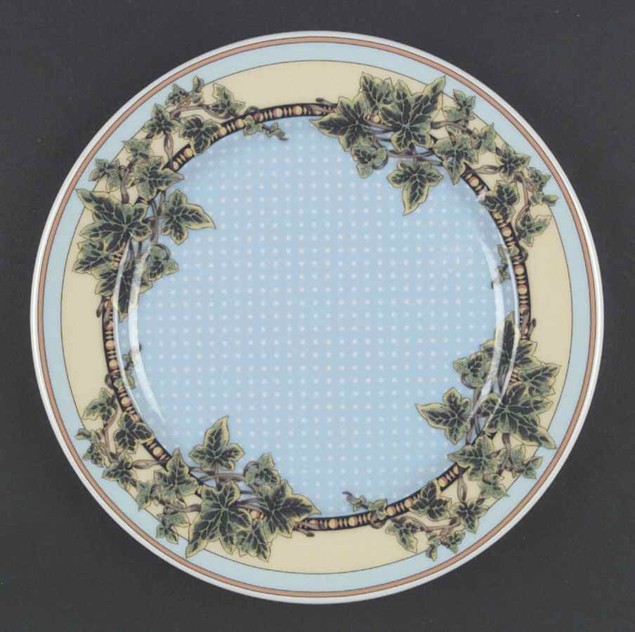 Ivy Leaves Passion Blue Dinner Plate by Rosenthal - Continental-1