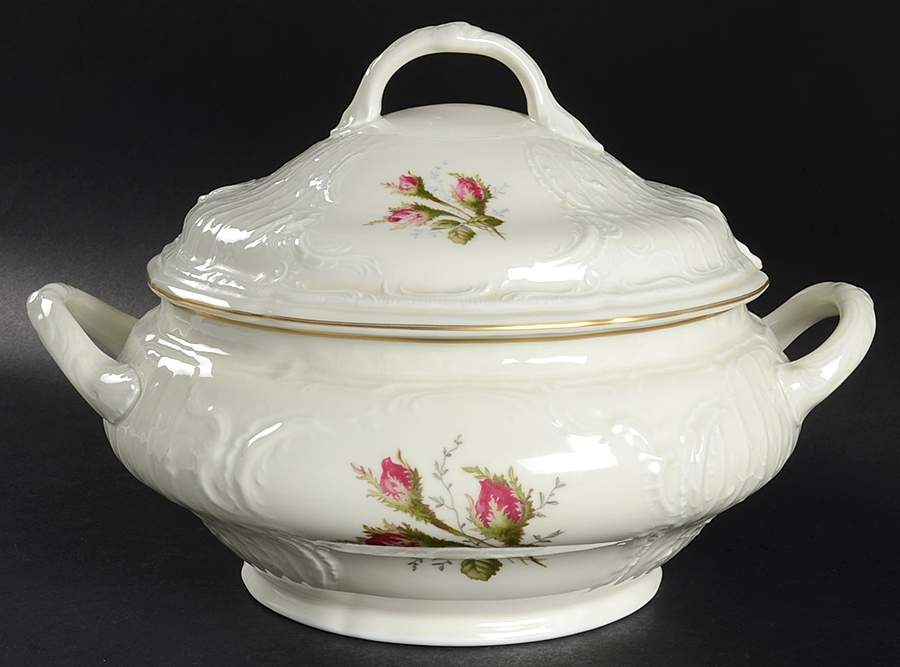 Ivory Rose Tureen &  Lid by Rosenthal - Continental-1