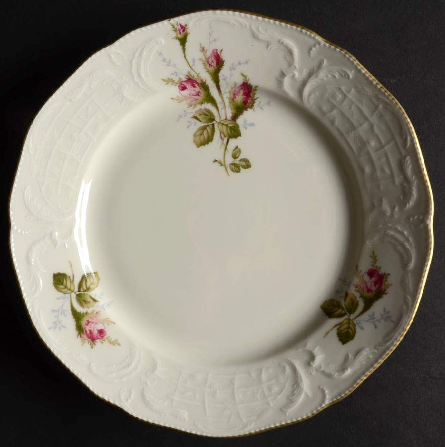 Ivory Rose Salad/Dessert Plate by Rosenthal - Continental-1