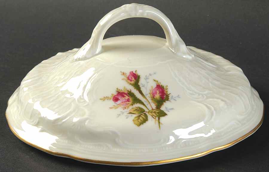 Ivory Rose Lid for Round Vegetable by Rosenthal - Continental-1