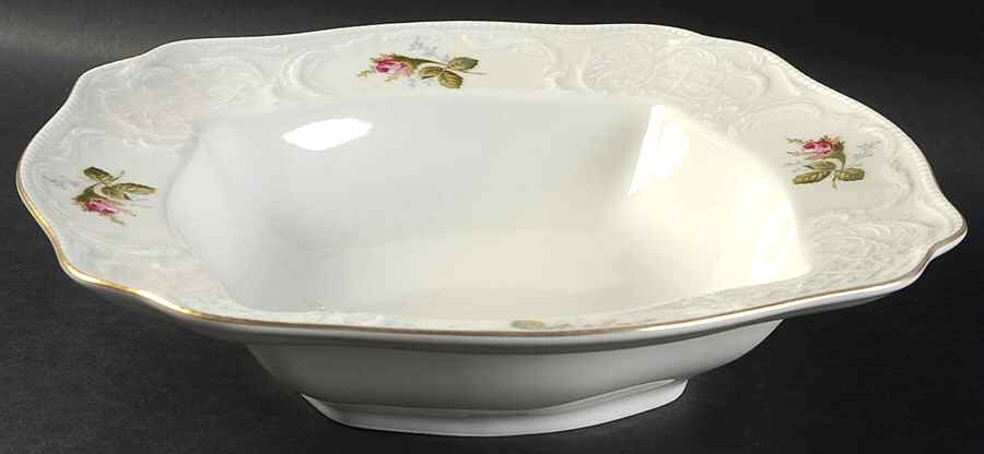 Ivory Rose 11" Square Vegetable Bowl by Rosenthal - Continental-1
