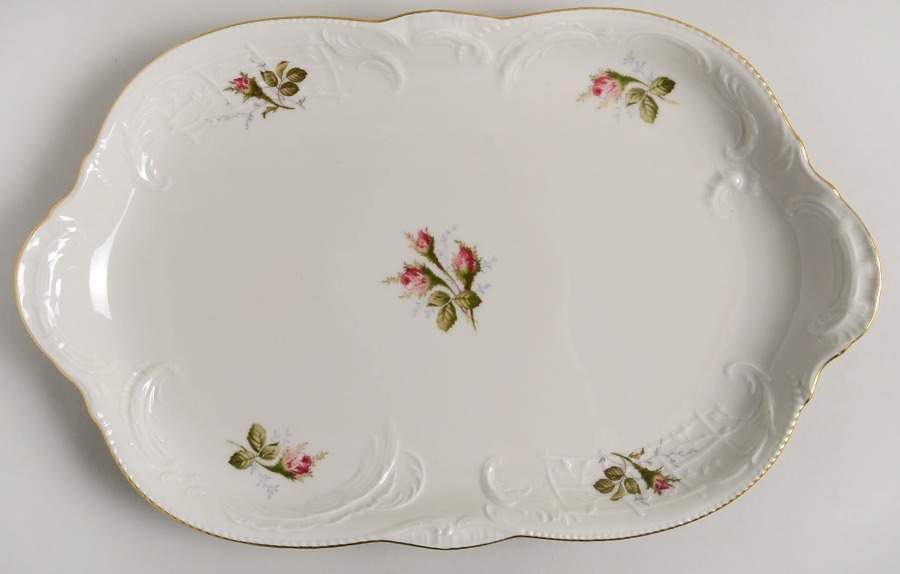 Ivory Rose 15" Oval Serving Platter by Rosenthal - Continental-1