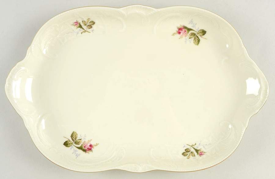 Ivory Rose 13" Oval Serving Platter by Rosenthal - Continental-1