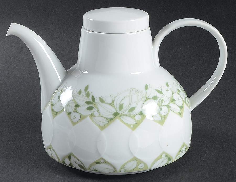 Jade Teapot & Lid by Rosenthal - Continental-1