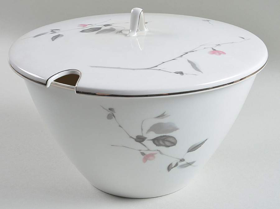 Japanese Quince (Platinum Trim) Tureen &  Lid by Rosenthal - Continental-1
