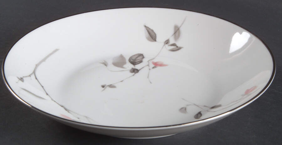 Japanese Quince (Platinum Trim) Large Coupe Soup Bowl by Rosenthal - Continental-1