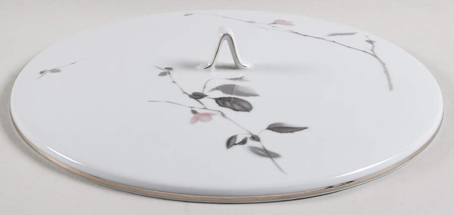 Japanese Quince (Platinum Trim) Lid for Tureen by Rosenthal - Continental-1