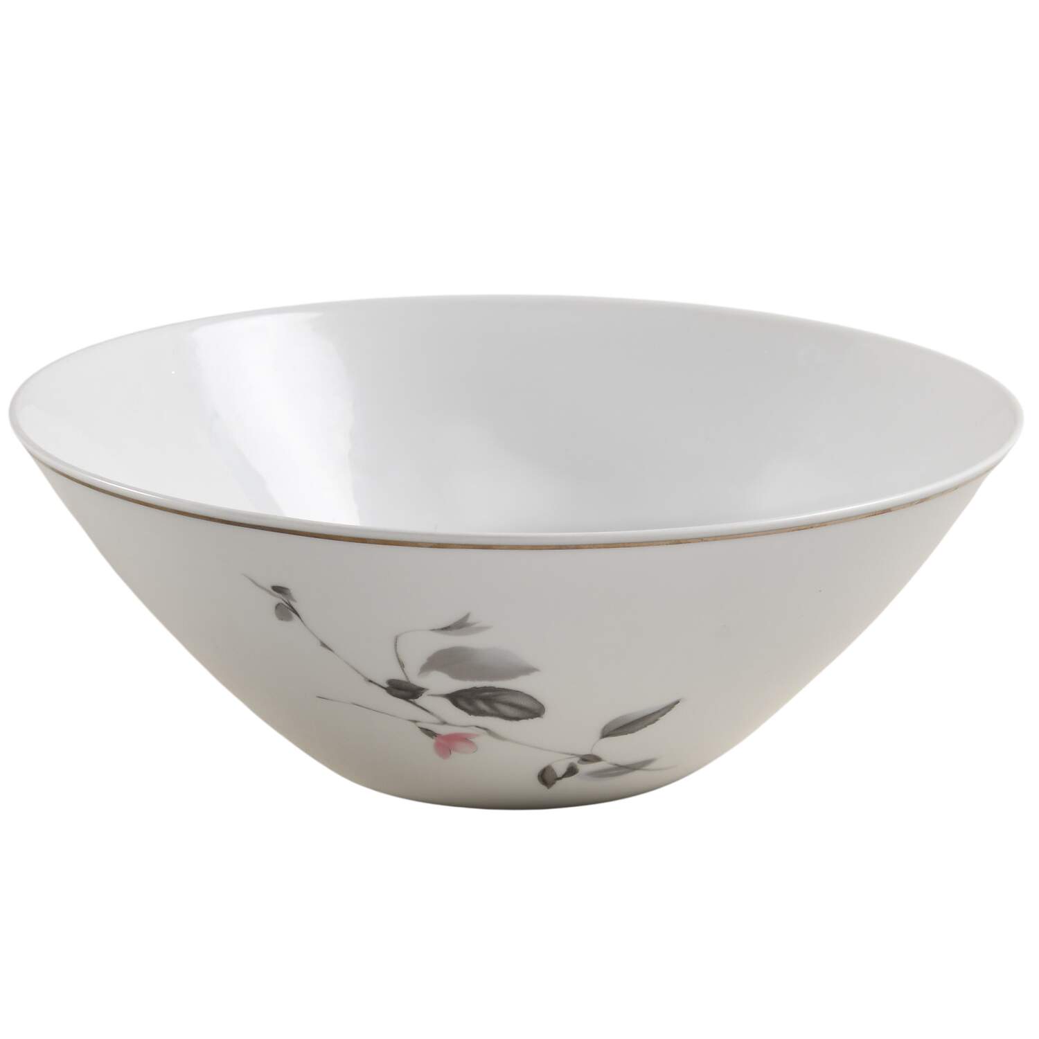 Japanese Quince (Platinum Trim) 10" Large Salad Serving Bowl by Rosenthal - Continental-1
