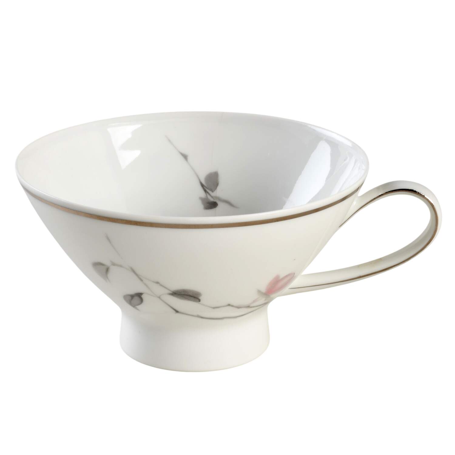 Japanese Quince (Platinum Trim) Footed Cup by Rosenthal - Continental-1
