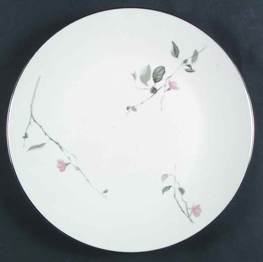 Japanese Quince (Platinum Trim) 11" Chop Plate (Round Platter) by Rosenthal - Continental-1