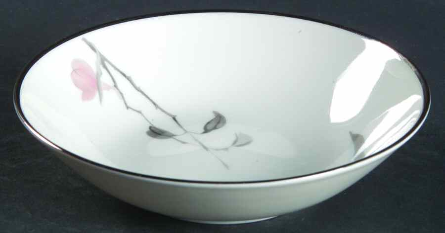 Japanese Quince (Platinum Trim) Fruit/Dessert (Sauce) Bowl by Rosenthal - Continental-1